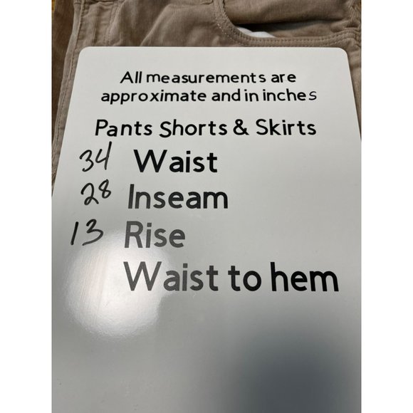 Loft High Waist Skinny Corduroy Pants Size 34 (18) - Picture 10 of 10